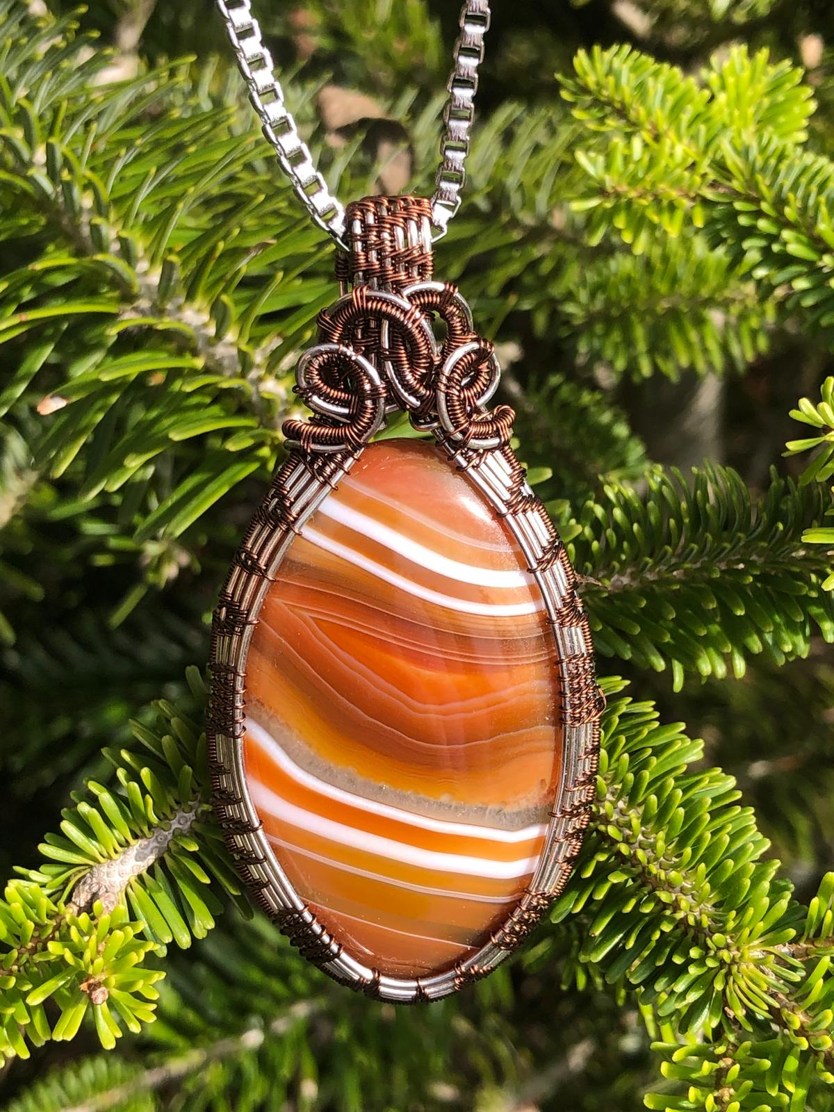 achát červený šperk